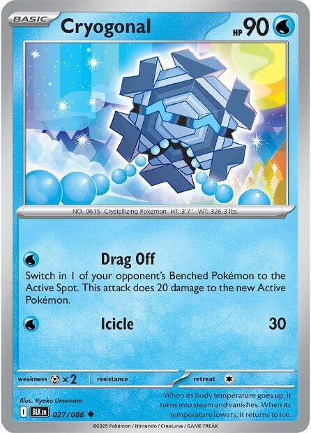 Cryogonal (027/086) [Scarlet & Violet: Black Bolt] | Chromatic Games