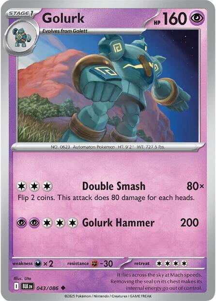 Golurk (043/086) [Scarlet & Violet: Black Bolt] | Chromatic Games
