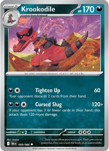 Krookodile (059/086) [Scarlet & Violet: Black Bolt] | Chromatic Games