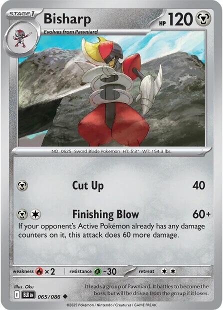 Bisharp (065/086) [Scarlet & Violet: Black Bolt] | Chromatic Games