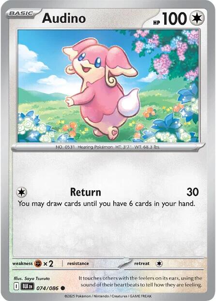 Audino (074/086) [Scarlet & Violet: Black Bolt] | Chromatic Games