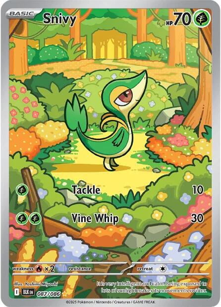 Snivy (087/086) [Scarlet & Violet: Black Bolt] | Chromatic Games
