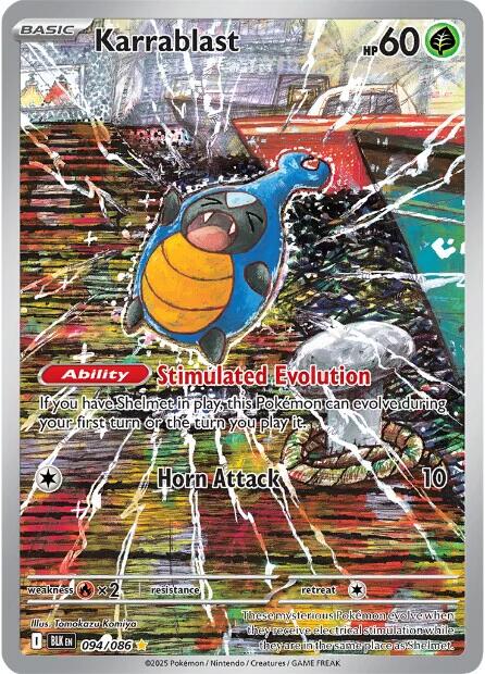 Karrablast (094/086) [Scarlet & Violet: Black Bolt] | Chromatic Games