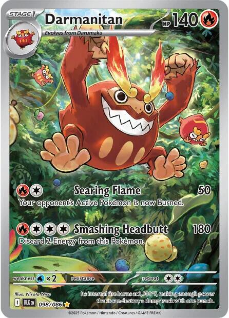 Darmanitan (098/086) [Scarlet & Violet: Black Bolt] | Chromatic Games