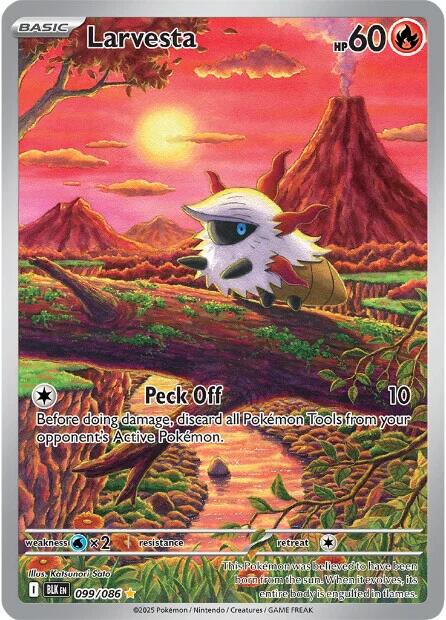 Larvesta (099/086) [Scarlet & Violet: Black Bolt] | Chromatic Games