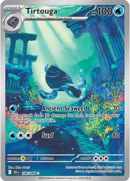 Tirtouga (106/086) [Scarlet & Violet: Black Bolt] | Chromatic Games