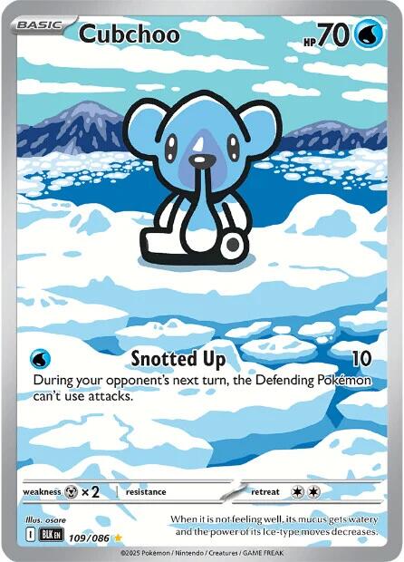 Cubchoo (109/086) [Scarlet & Violet: Black Bolt] | Chromatic Games