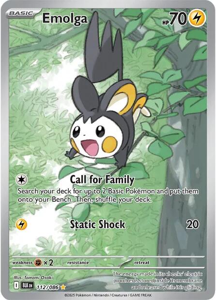 Emolga (112/086) [Scarlet & Violet: Black Bolt] | Chromatic Games