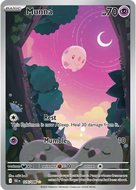 Munna (116/086) [Scarlet & Violet: Black Bolt] | Chromatic Games