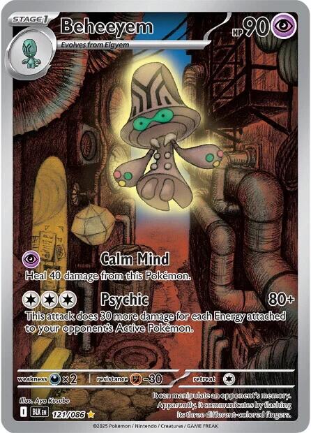 Beheeyem (121/086) [Scarlet & Violet: Black Bolt] | Chromatic Games