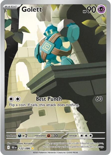 Golett (122/086) [Scarlet & Violet: Black Bolt] | Chromatic Games
