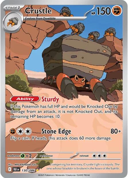 Crustle (130/086) [Scarlet & Violet: Black Bolt] | Chromatic Games