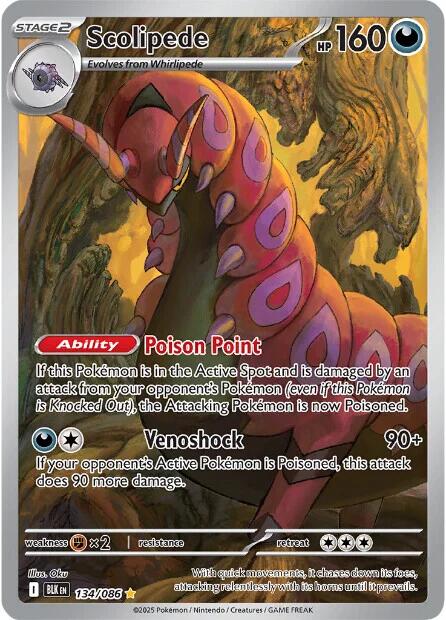 Scolipede (134/086) [Scarlet & Violet: Black Bolt] | Chromatic Games