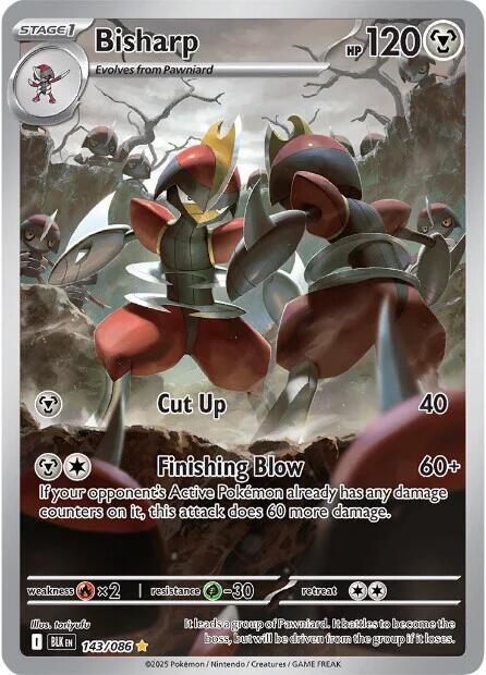 Bisharp (143/086) [Scarlet & Violet: Black Bolt] | Chromatic Games