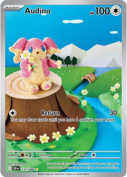 Audino (151/086) [Scarlet & Violet: Black Bolt] | Chromatic Games