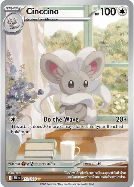 Cinccino (153/086) [Scarlet & Violet: Black Bolt] | Chromatic Games