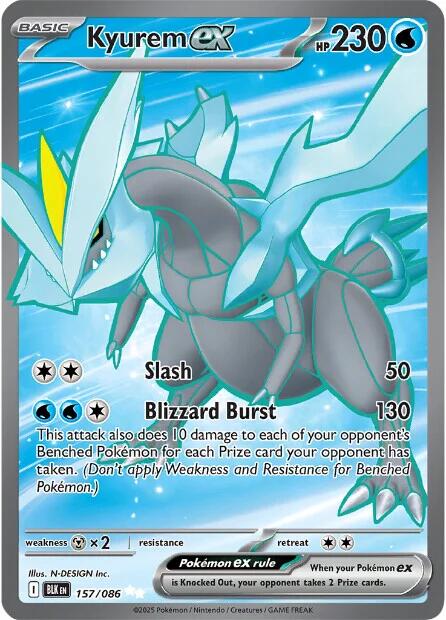 Kyurem ex (157/086) [Scarlet & Violet: Black Bolt] | Chromatic Games