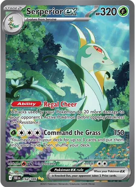 Serperior ex (164/086) [Scarlet & Violet: Black Bolt] | Chromatic Games