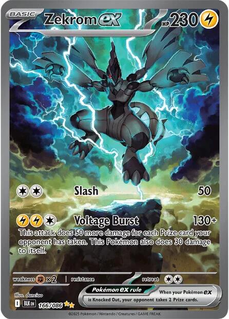 Zekrom ex (166/086) [Scarlet & Violet: Black Bolt] | Chromatic Games