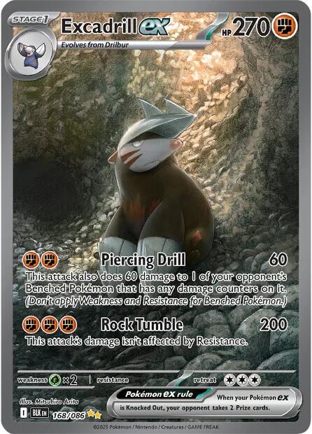 Excadrill ex (168/086) [Scarlet & Violet: Black Bolt] | Chromatic Games