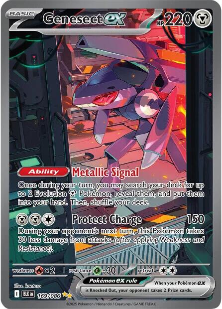 Genesect ex (169/086) [Scarlet & Violet: Black Bolt] | Chromatic Games