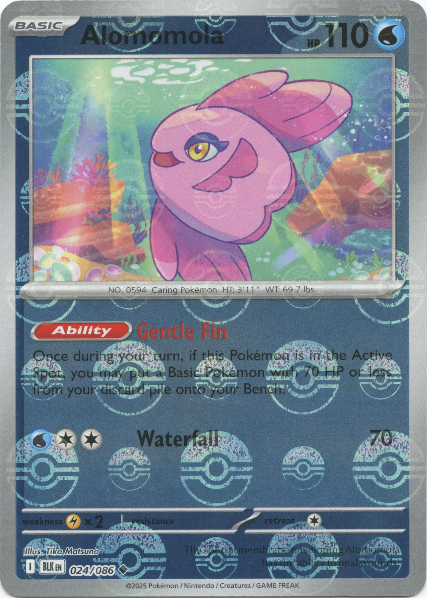 Alomomola (024/086) (Poke Ball Pattern) [Scarlet & Violet: Black Bolt] | Chromatic Games