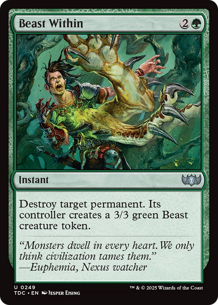 Beast Within [Tarkir: Dragonstorm Commander] | Chromatic Games