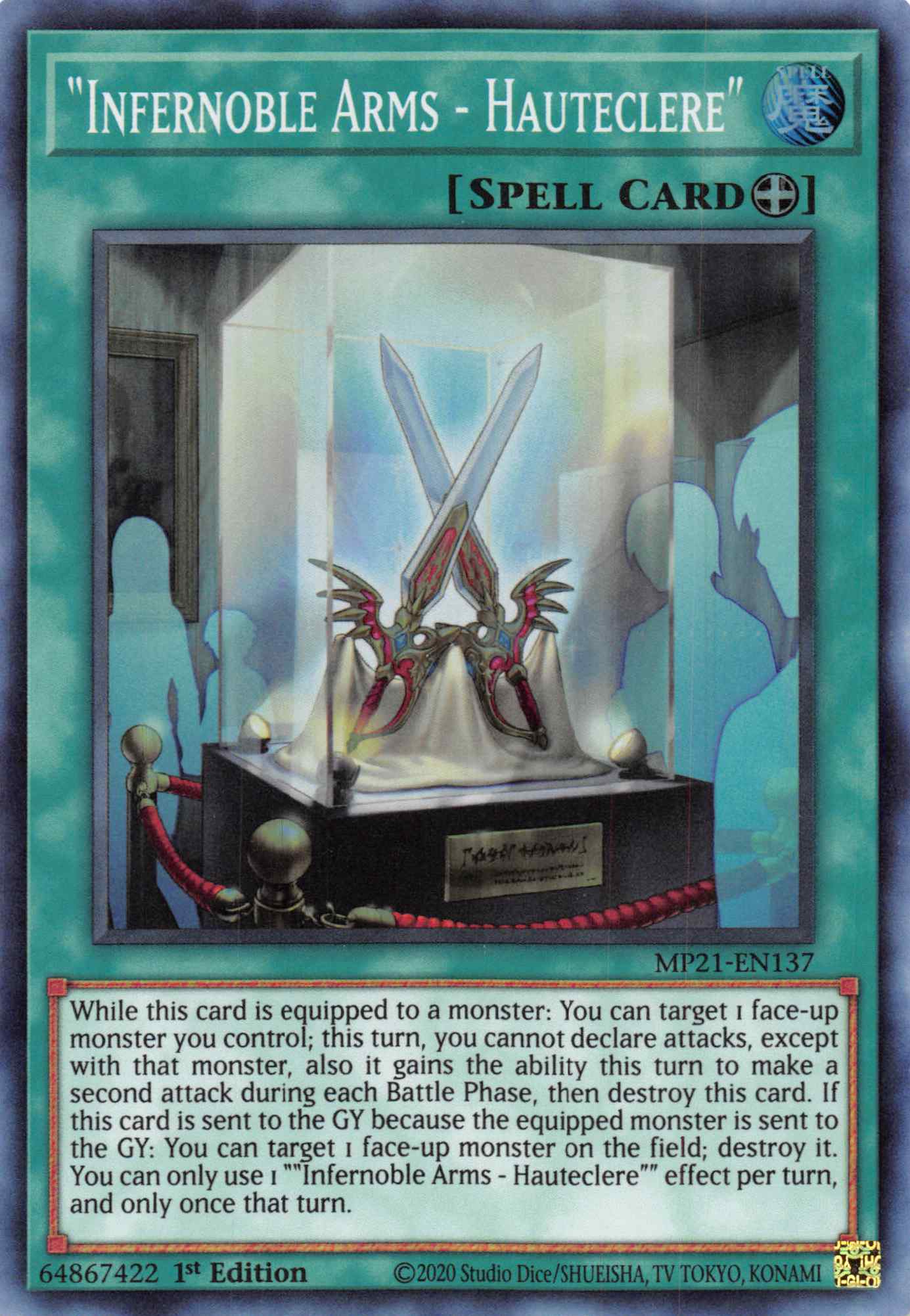 Infernoble Arms - Hauteclere [MP21-EN137] Super Rare | Chromatic Games