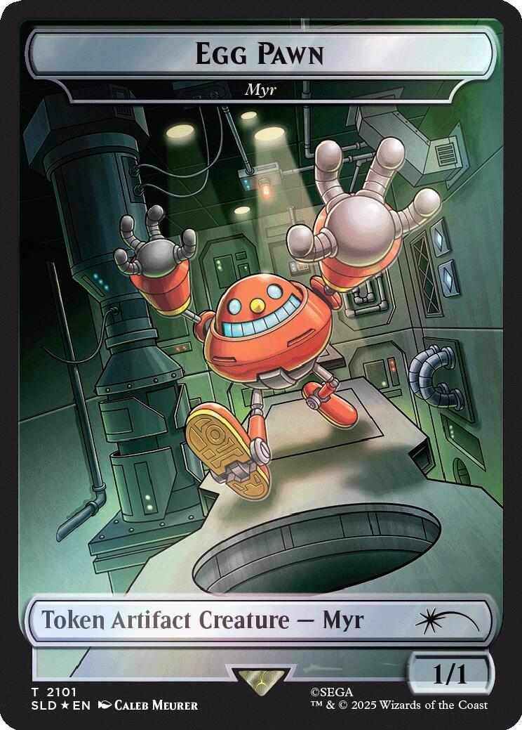 Egg Pawn - Myr Token (Rainbow Foil) [Secret Lair Drop Series] | Chromatic Games