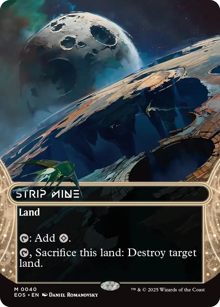 Strip Mine (0040) (Borderless) [Edge of Eternities: Stellar Sights] | Chromatic Games