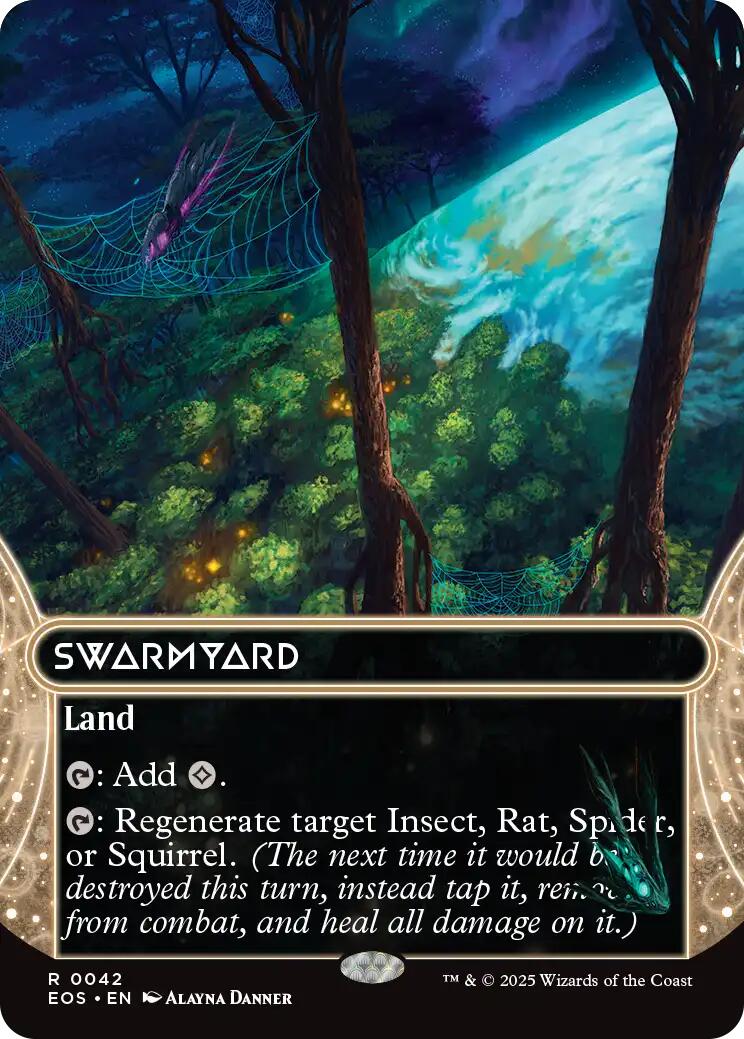 Swarmyard (0042) (Borderless) [Edge of Eternities: Stellar Sights] | Chromatic Games