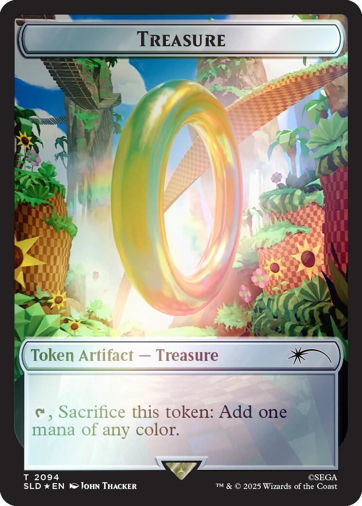 Treasure Token (2094) (Rainbow Foil) [Secret Lair Drop Series] | Chromatic Games
