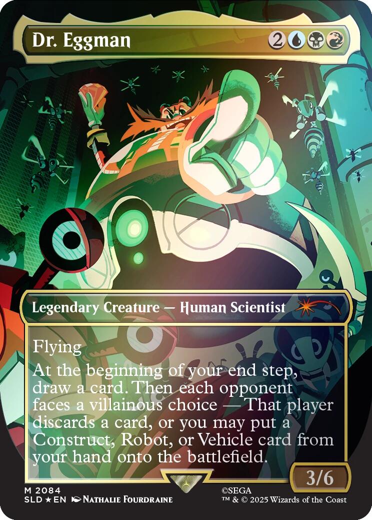 Dr. Eggman (Rainbow Foil) [Secret Lair Drop Series] | Chromatic Games