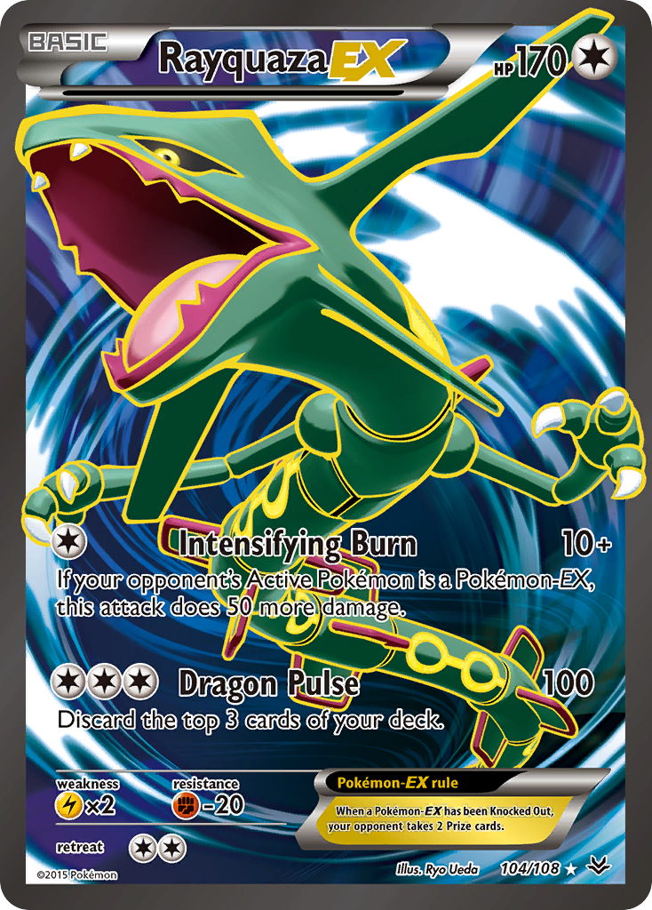 Rayquaza EX (104/108) [XY: Roaring Skies] | Chromatic Games