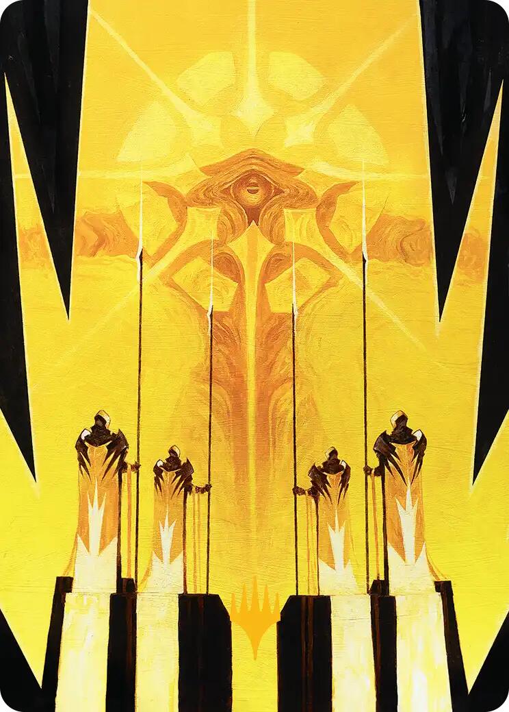 Hardlight Containment Art Card (Gold-Stamped Planeswalker Symbol) [Edge of Eternities Art Series] | Chromatic Games
