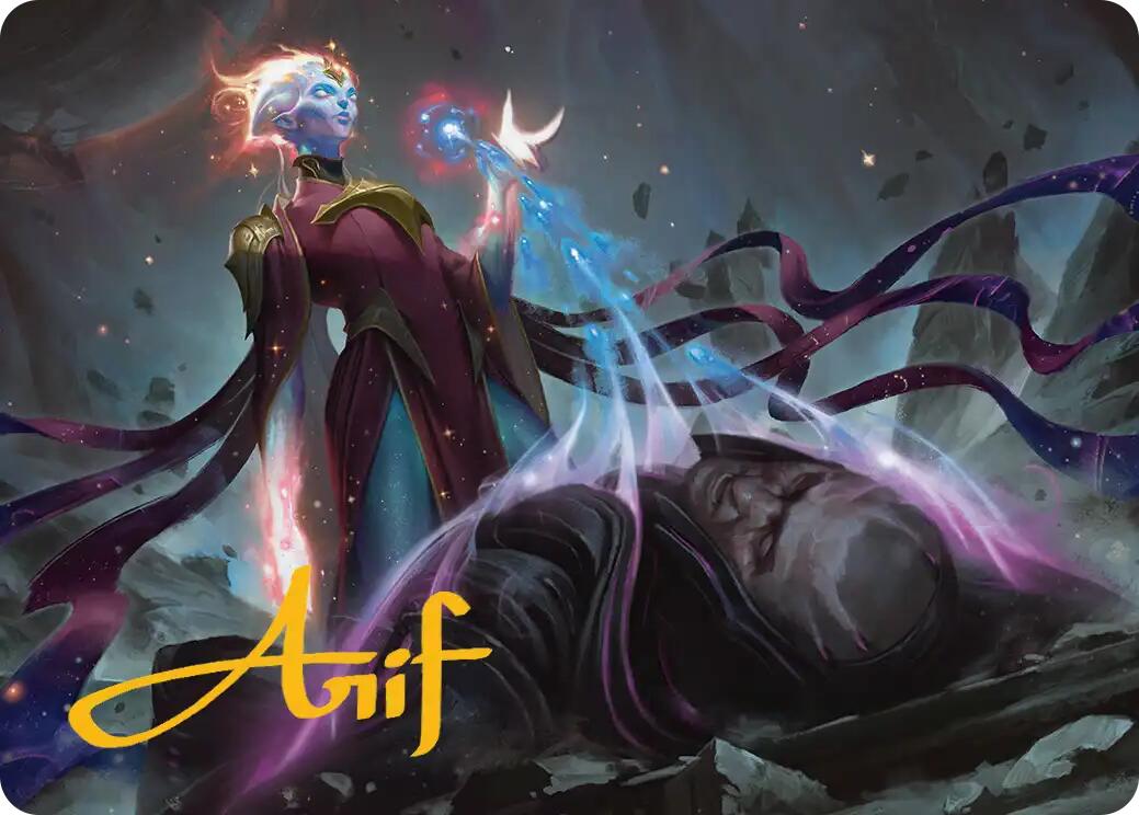 Lightstall Inquisitor Art Card (Gold-Stamped Signature) [Edge of Eternities Art Series] | Chromatic Games