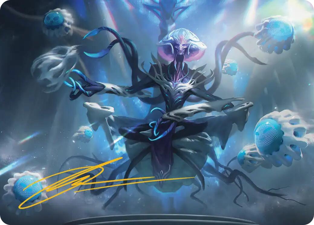 Mm'menon, the Right Hand Art Card (Gold-Stamped Signature) [Edge of Eternities Art Series] | Chromatic Games