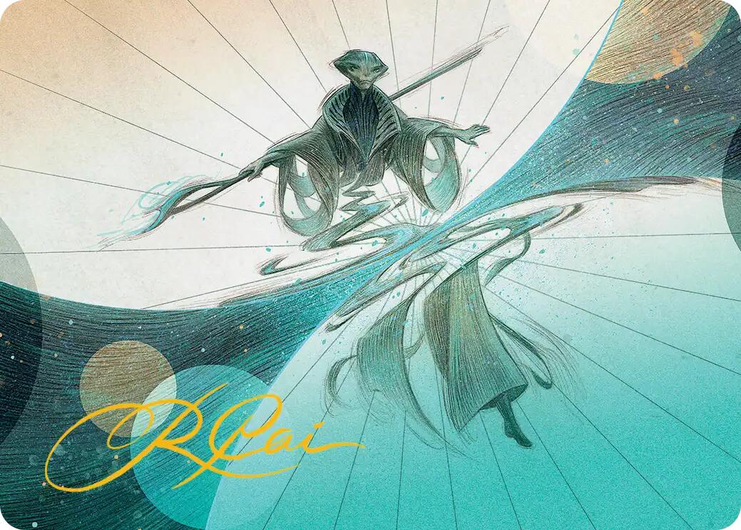 Weftwalking Art Card (Gold-Stamped Signature) [Edge of Eternities Art Series] | Chromatic Games