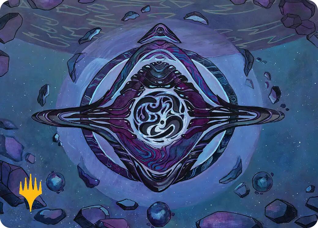 Archenemy's Charm Art Card (Gold-Stamped Planeswalker Symbol) [Edge of Eternities Art Series] | Chromatic Games