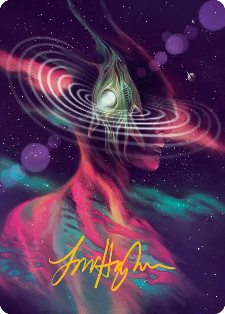 Terrasymbiosis Art Card (Gold-Stamped Signature) [Edge of Eternities Art Series] | Chromatic Games