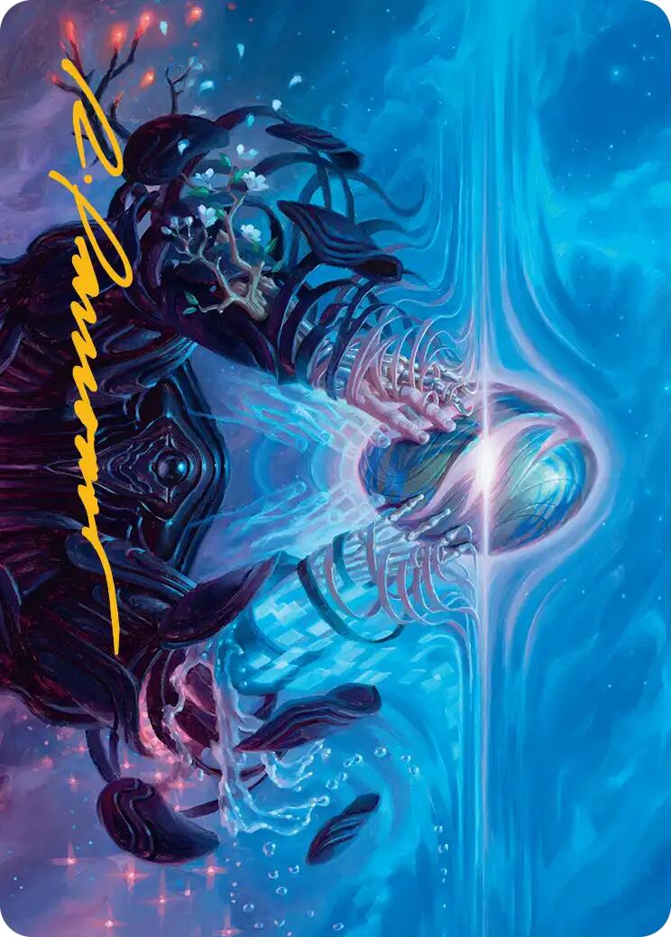 The Endstone Art Card (Gold-Stamped Signature) [Edge of Eternities Art Series] | Chromatic Games