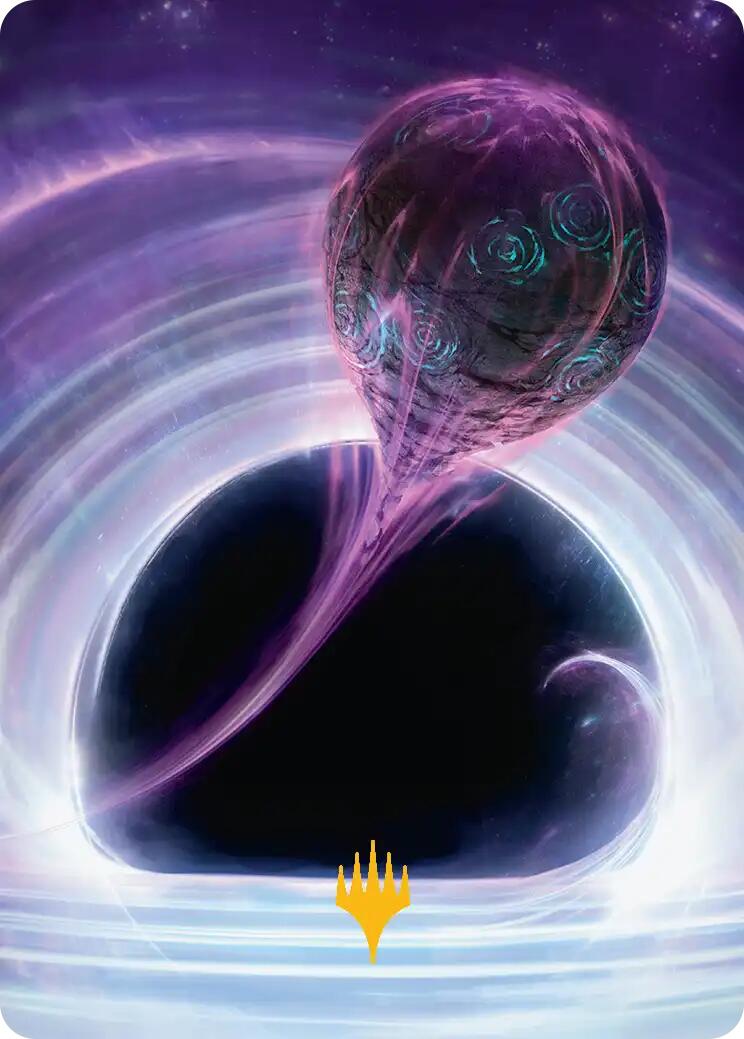 Susur Secundi, Void Altar Art Card (Gold-Stamped Planeswalker Symbol) [Edge of Eternities Art Series] | Chromatic Games