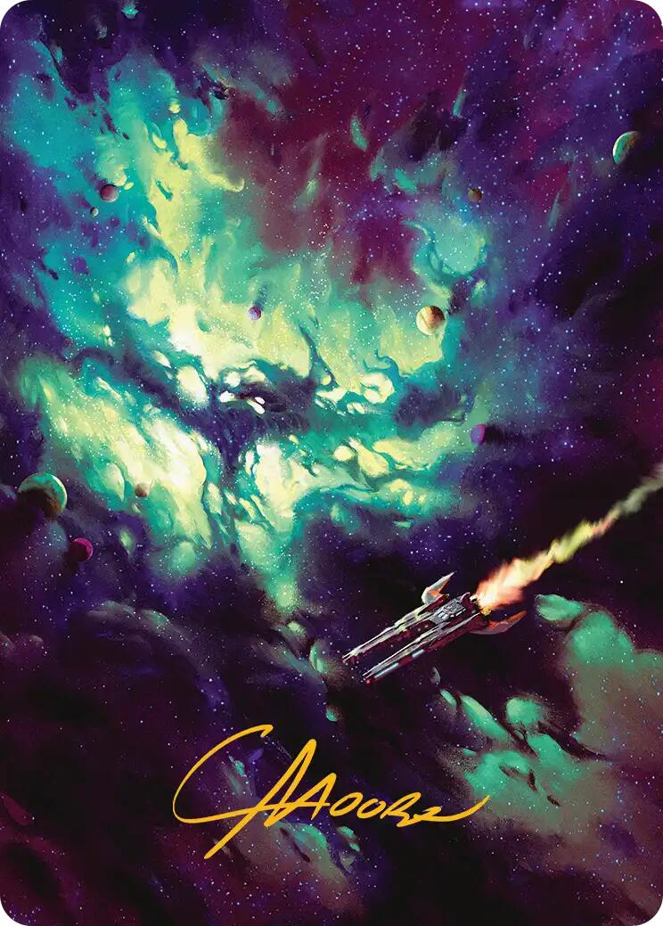 Blinkmoth Nexus Art Card (Gold-Stamped Signature) [Edge of Eternities Art Series] | Chromatic Games