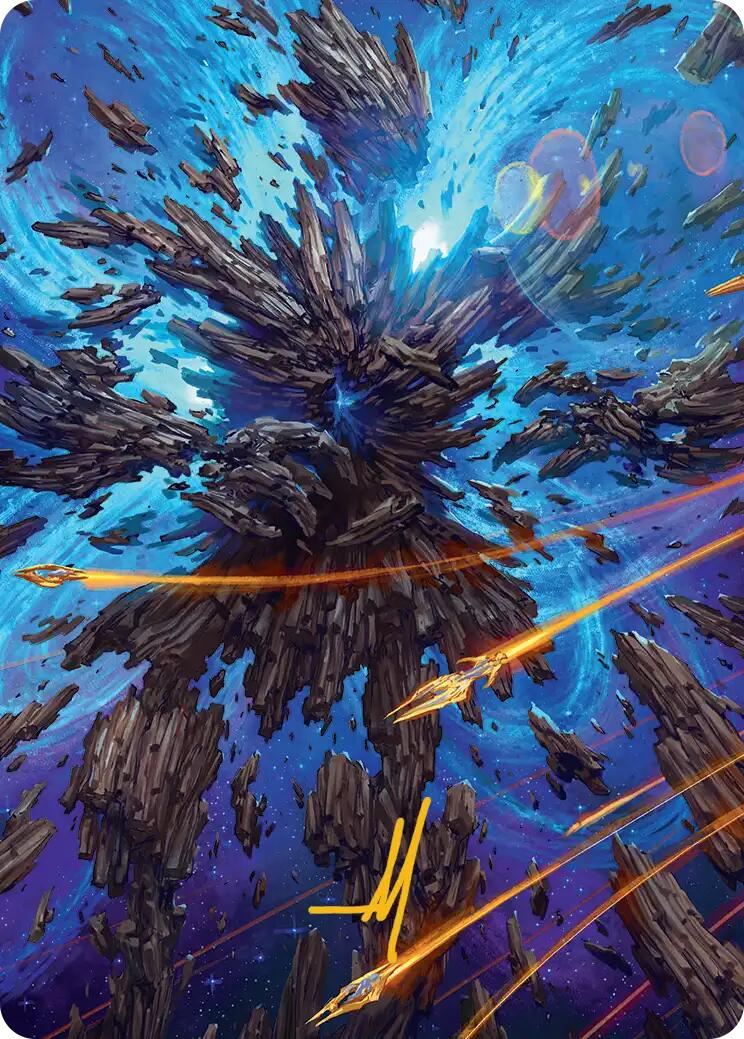 Celestial Colonnade Art Card (Gold-Stamped Signature) [Edge of Eternities Art Series] | Chromatic Games