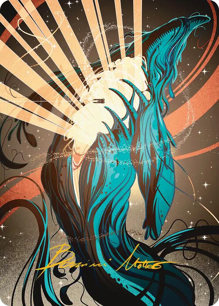 Swarmyard Art Card (Gold-Stamped Signature) [Edge of Eternities Art Series] | Chromatic Games