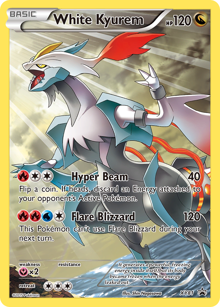 White Kyurem (XY81) (Full Art Promo) [XY: Black Star Promos] | Chromatic Games