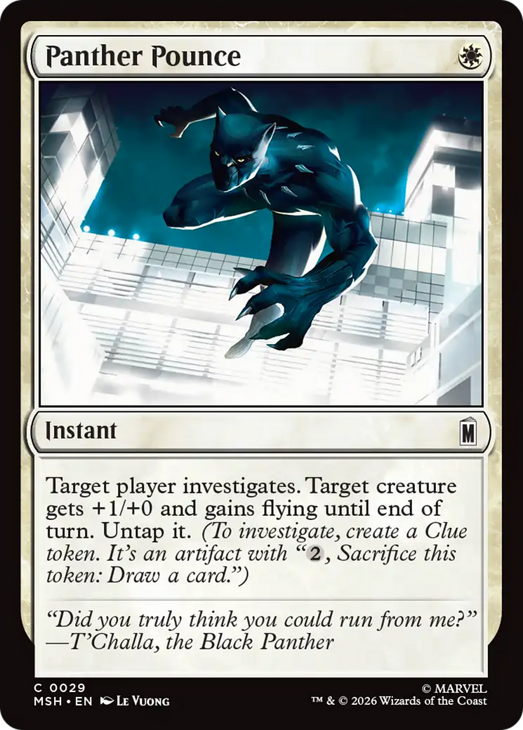 Panther Pounce [Marvel Super Heroes] | Chromatic Games