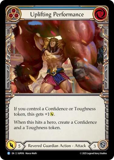 Uplifting Performance [SUP016] (Super Slam)  Rainbow Foil | Chromatic Games