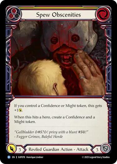 Spew Obscenities [SUP078] (Super Slam) | Chromatic Games