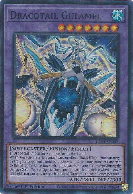 Dracotail Gulamel (Super Rare) [JUSH-EN007] Super Rare | Chromatic Games